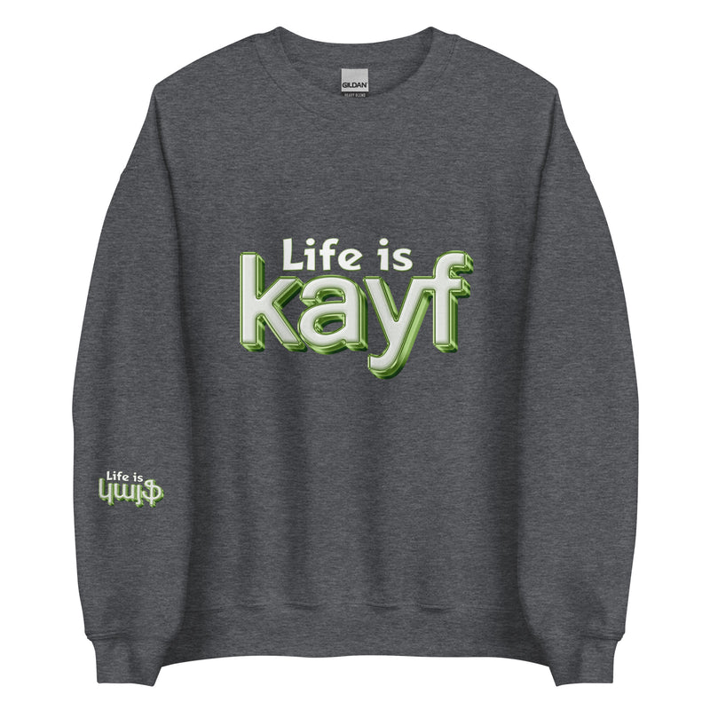 ArmEnglish, Unisex Sweatshirt, Life is Kayf