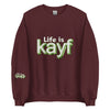 ArmEnglish, Unisex Sweatshirt, Life is Kayf