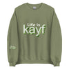 ArmEnglish, Unisex Sweatshirt, Life is Kayf