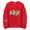 ArmEnglish, Unisex Sweatshirt, Life is Kayf