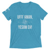 ArmEnglish, Unisex Short Sleeve T-Shirt, Ufff Aman, Yesiim Eh, White Monotone