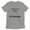 Armenian Idiom, Unisex Short Sleeve T-Shirt, Mi Pntrvir, Black Monotone