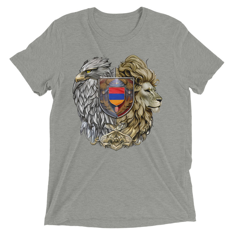 Armenian Symbols, Unisex Short Sleeve T-Shirt, Coat of Arms of Armenia