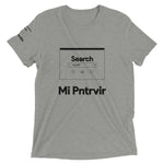 ArmEnglish, Unisex Short Sleeve T-Shirt, Mi Pntrvir, Black Monotone