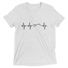 Heartbeat, Unisex Short Sleeve T-Shirt, Ararat, Black Monotone