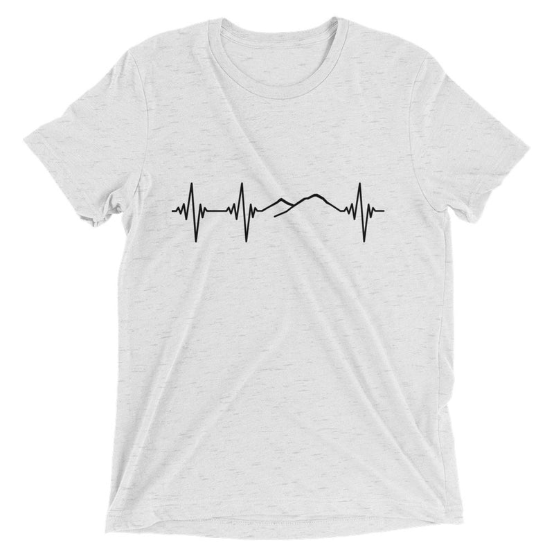 Heartbeat, Unisex Short Sleeve T-Shirt, Ararat, Black Monotone