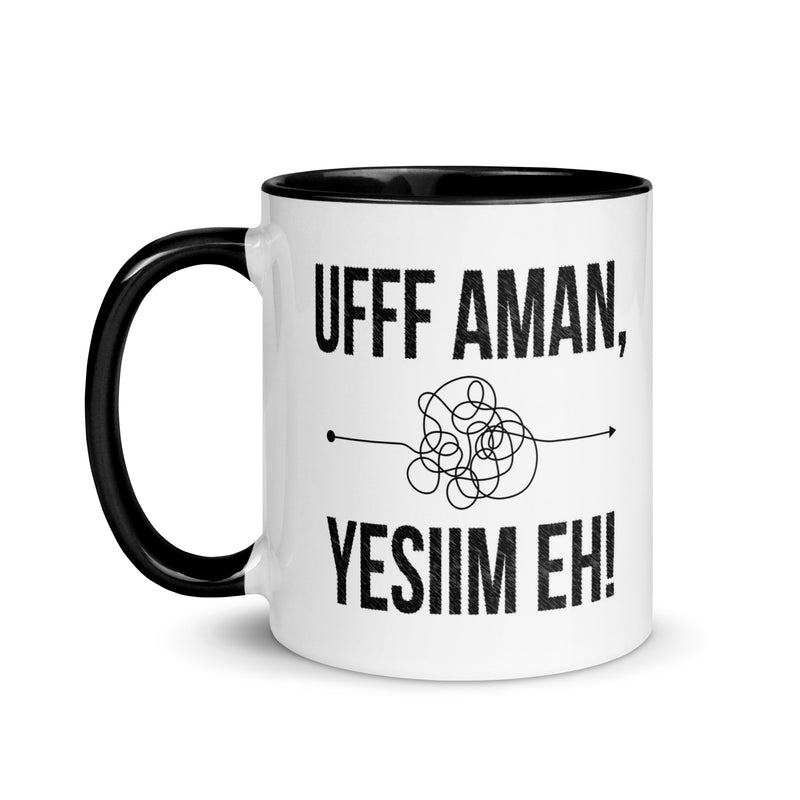 ArmEnglish, Mug with Color Inside, Ufff Aman, Yesiim Eh