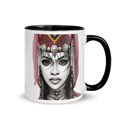 Armenian Eyes, Mug with Color Inside, Style 2