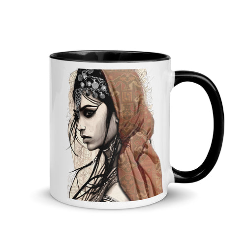 Armenian Eyes, Mug with Color Inside, Style 3