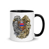 Armenian Symbols, Mug with Color Inside, Coat of Arms of Armenia