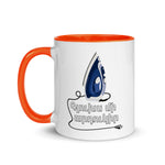 Armenian Idiom, Mug with Color Inside, Glookhs Mi Hartookir