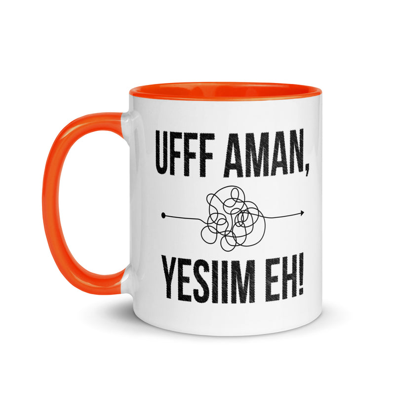 ArmEnglish, Mug with Color Inside, Ufff Aman, Yesiim Eh