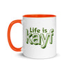 ArmEnglish, Mug with Color Inside, Life is Kayf