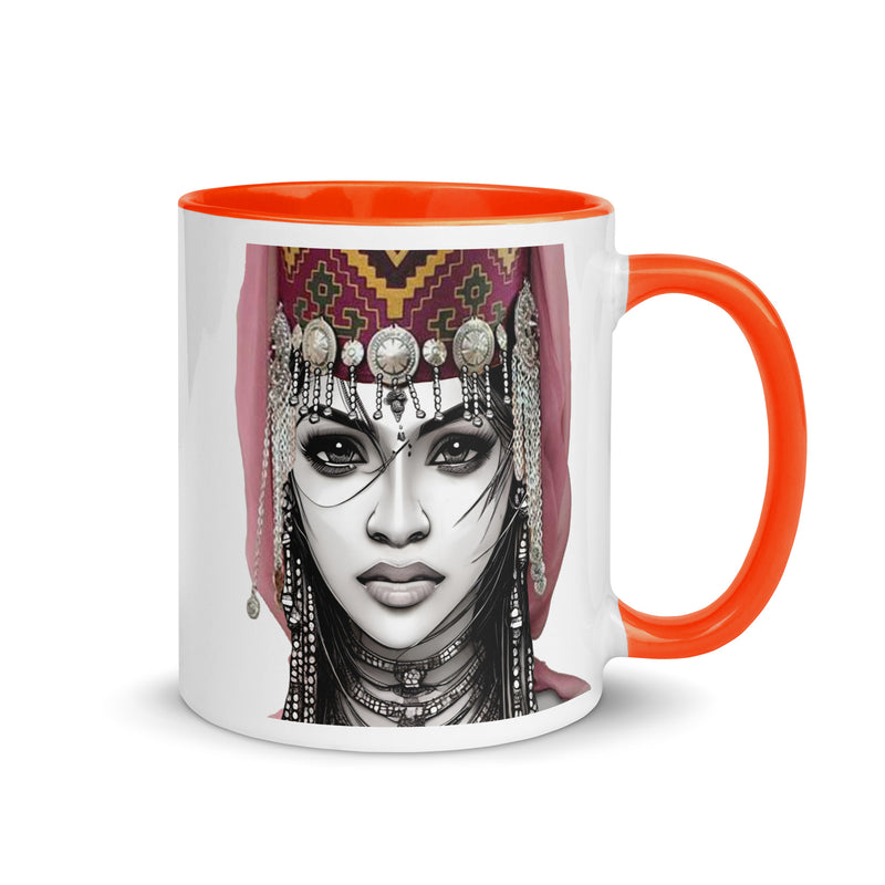 Armenian Eyes, Mug with Color Inside, Style 2