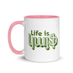 Armenian Idiom, Mug with Color Inside, Life is Kayf