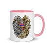 Armenian Symbols, Mug with Color Inside, Coat of Arms of Armenia