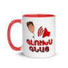 Armenian Idiom, Mug with Color Inside, Glookhs Gnats