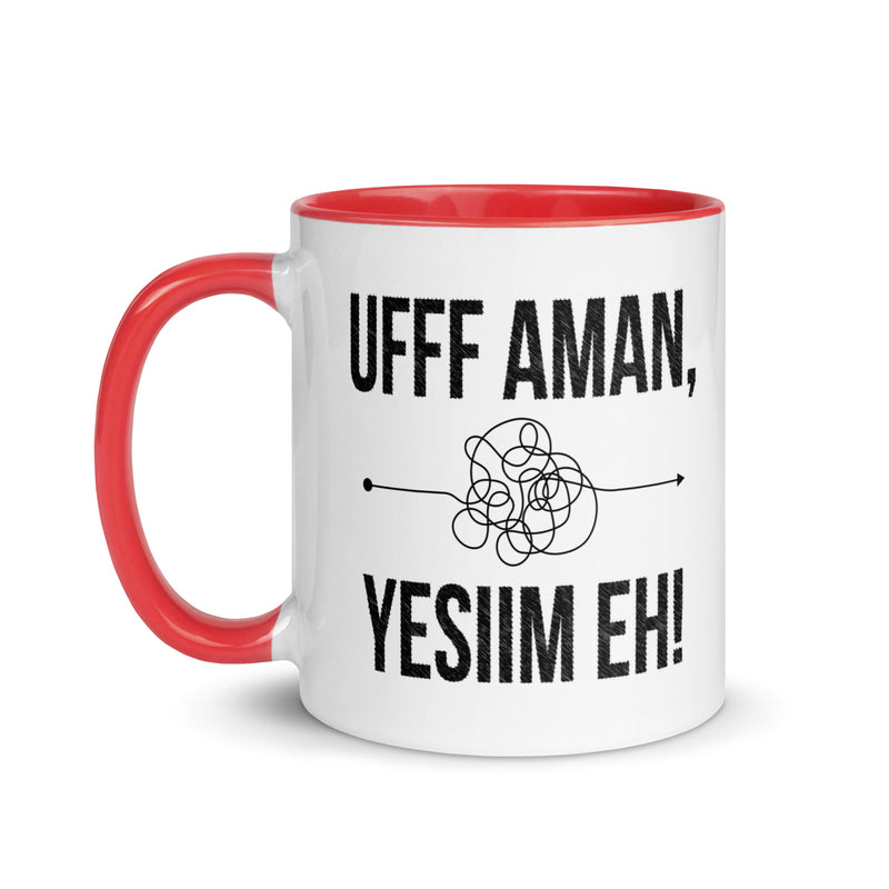 ArmEnglish, Mug with Color Inside, Ufff Aman, Yesiim Eh