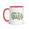 Armenian Idiom, Mug with Color Inside, Life is Kayf