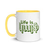 Armenian Idiom, Mug with Color Inside, Life is Kayf