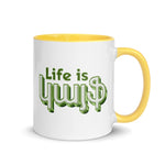 ArmEnglish, Mug with Color Inside, Life is Kayf