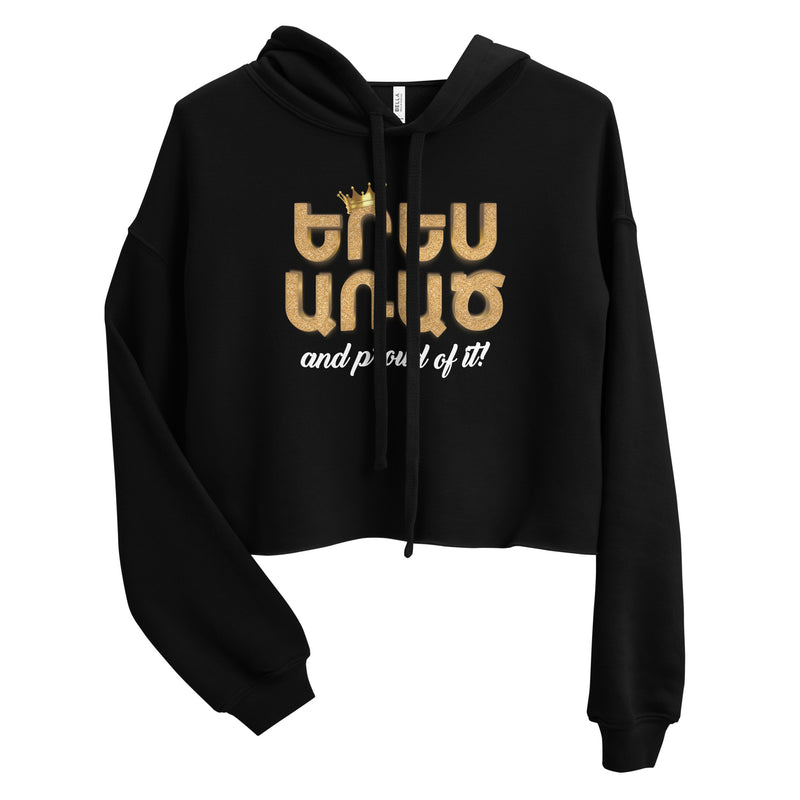 Armenian Idiom, Crop Hoodie, Eres Arats