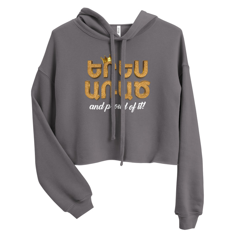 Armenian Idiom, Crop Hoodie, Eres Arats