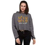 Armenian Idiom, Crop Hoodie, Eres Arats