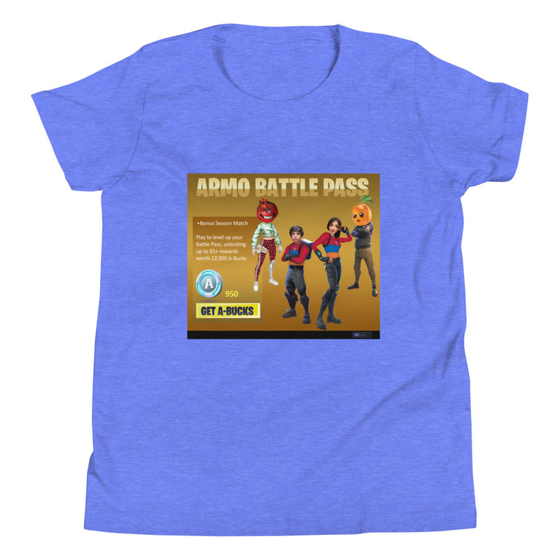 Gamer, Youth Short Sleeve T-Shirt, Armo Pass